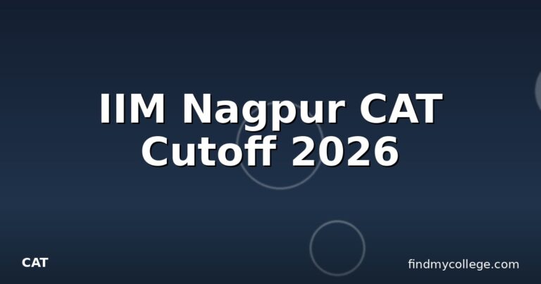 IIM Nagpur CAT Cutoff 2026