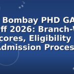 IIT Bombay PHD GATE Cutoff 2026: Branch-Wise Scores, Eligibility & Admission Process