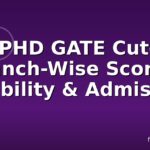 IIT PHD GATE Cutoff: Branch-Wise Scores, Eligibility & Admission