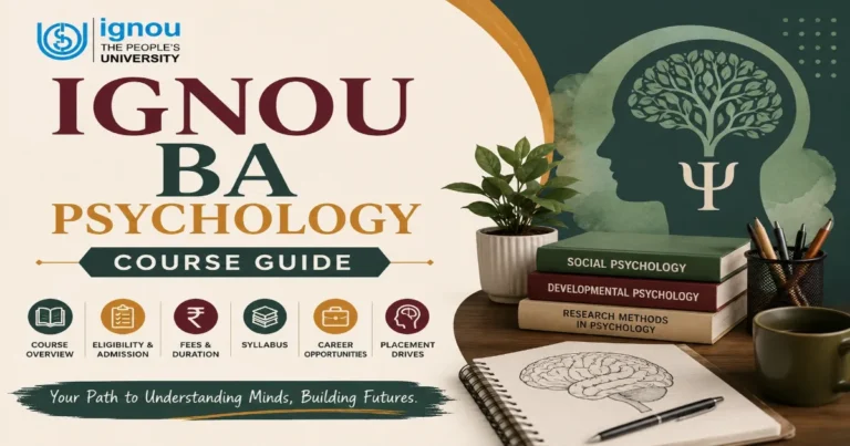 IGNOU BA Psychology Guide