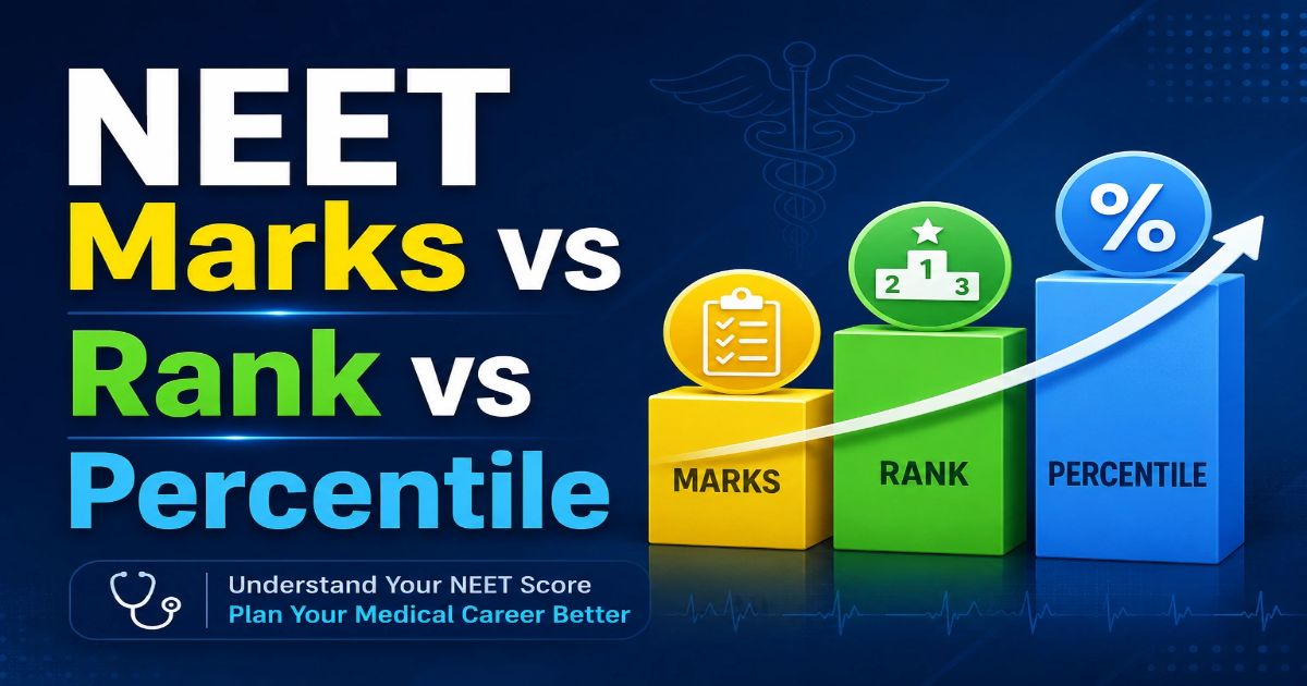 NEET Rank vs Percentile vs Marks