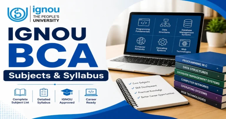 IGNOU BCA Syllabus