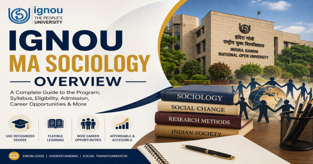 IGNOU MA Sociology Overview