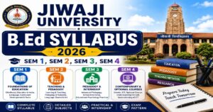 Jiwaji University B.Ed Syllabus 2026: Semester-Wise Subjects and Exam Pattern