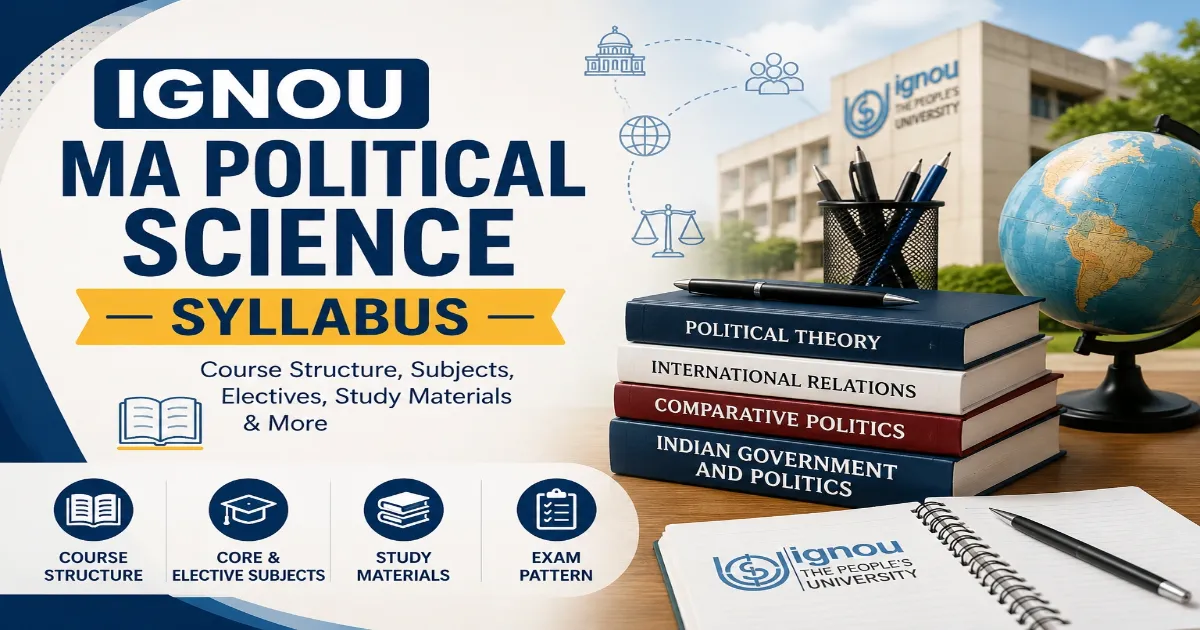 IGNOU MA Pol Science Syllabus