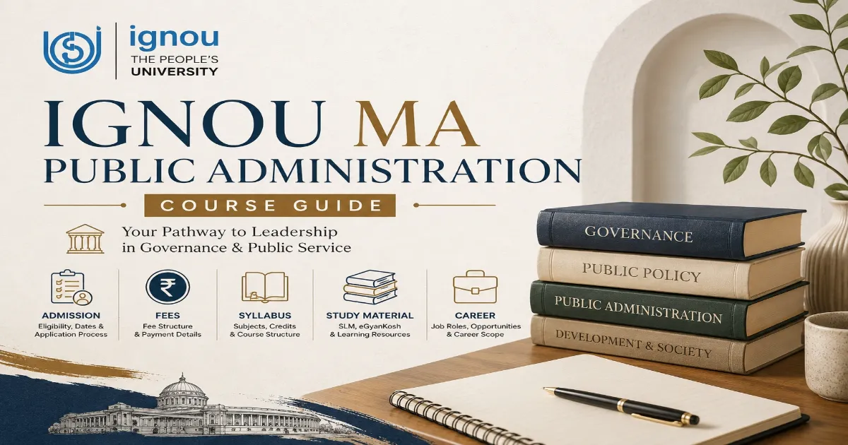 IGNOU MA Public Administration
