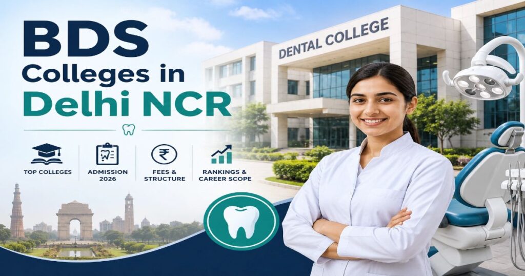 Top BDS Colleges in Delhi NCR: Admission, Fees, and Rankings 2026