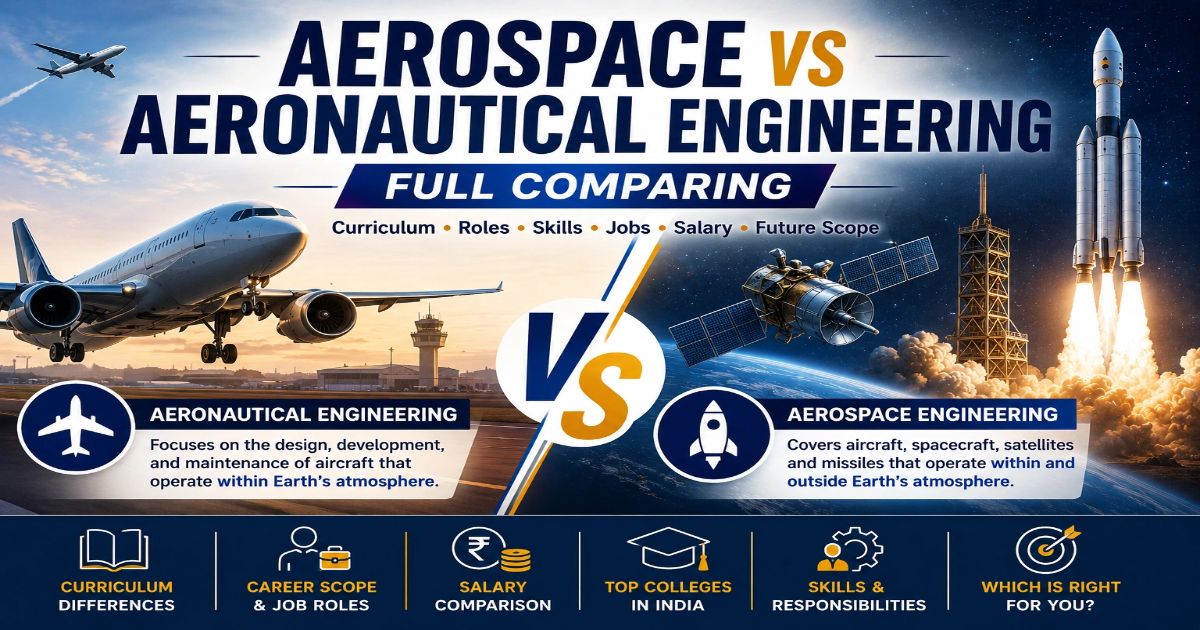 Aerospace vs Aeronautical Engineering