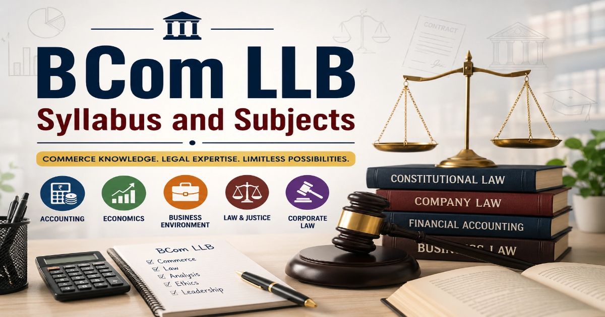 B.Com LLB Syllabus and Subjects