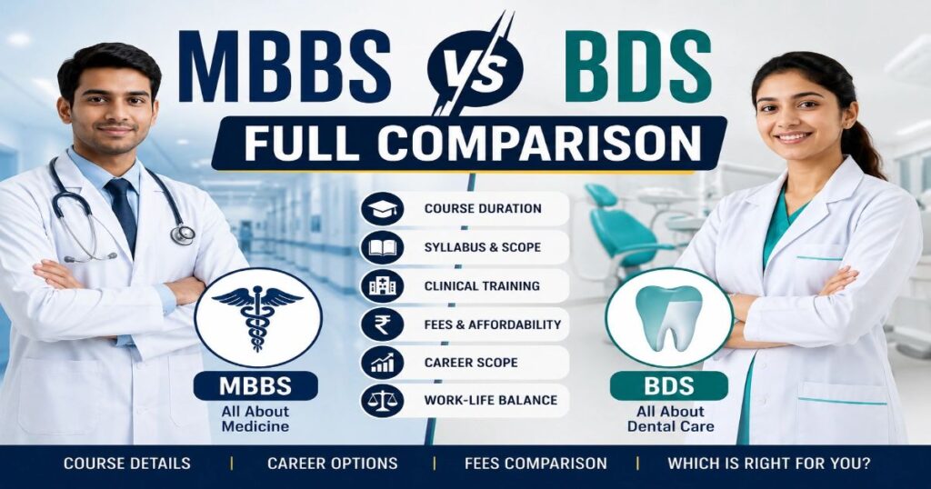 MBBS vs BDS: Which Medical Career Path is Better in 2026?