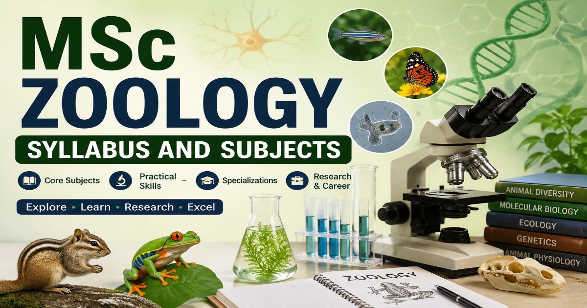 MSc Zoology Syllabus