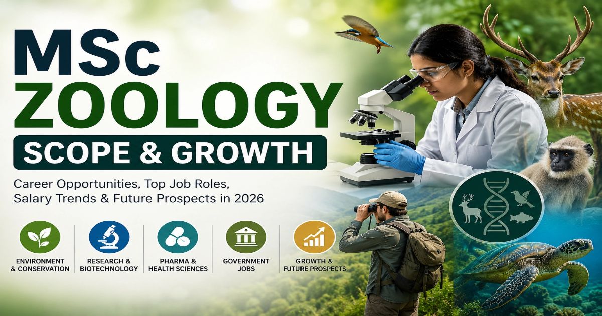 MSc Zoology Scope in India