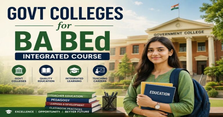 Govt Colleges for BA B.Ed