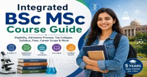 Integrated BSc MSc Courses 2026: Structure, Admissions, Top Colleges, Scope
