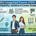 BSc BEd Integrated Course (ITEP) 2026: Eligibility, Syllabus & Career Scope