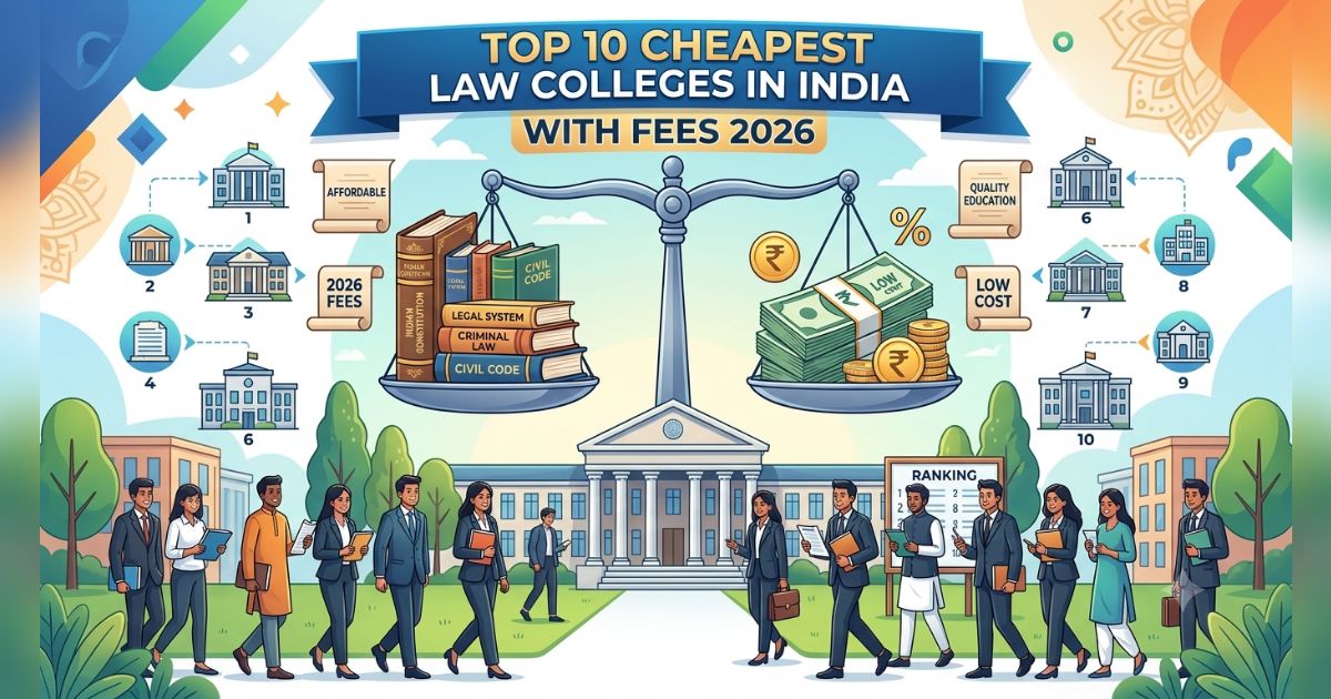 Top 10 Cheapest Law Colleges in India with Fees