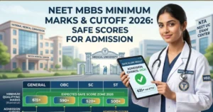 NEET MBBS Minimum Marks & Cutoff 2026: Safe Scores for Admission