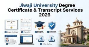 Jiwaji University Degree Certificate & Transcript Services Online 2026 Guide