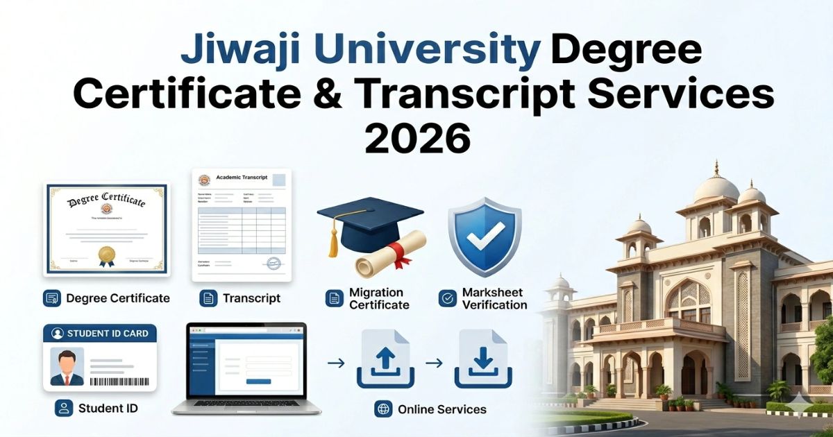 Jiwaji University Degree Certificate & Transcript Services
