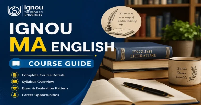 IGNOU MA English Course