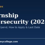 Internship Cybersecurity (2026): Eligibility, Stipend, How to Apply & Last Date