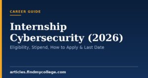 Internship Cybersecurity (2026): Eligibility, Stipend, How to Apply & Last Date