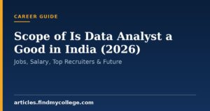 Scope of Is Data Analyst a Good in India (2026): Jobs, Salary, Top Recruiters & Future