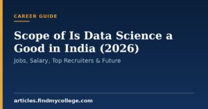 Scope of Is Data Science a Good in India (2026): Jobs, Salary, Top Recruiters & Future