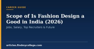 Scope of Is Fashion Design a Good in India (2026): Jobs, Salary, Top Recruiters & Future