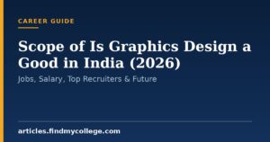 Scope of Is Graphics Design a Good in India (2026): Jobs, Salary, Top Recruiters & Future