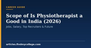 Scope of Is Physiotherapist a Good in India (2026): Jobs, Salary, Top Recruiters & Future