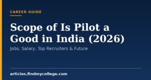 Scope of Is Pilot a Good in India (2026): Jobs, Salary, Top Recruiters & Future