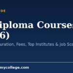 Iti Diploma Courses (2026): Eligibility, Duration, Fees, Top Institutes & Job Scope
