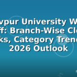Jadavpur University WBJEE Cutoff: Branch-Wise Closing Ranks, Category Trends & 2026 Outlook