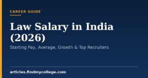 Law Salary in India (2026): Starting Pay, Average, Growth & Top Recruiters