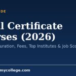 Legal Certificate Courses (2026): Eligibility, Duration, Fees, Top Institutes & Job Scope