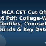 MAH MCA CET Cut Off List 2026 Pdf: College-Wise Percentiles, Counselling Rounds & Key Dates