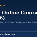 MBA Online Course (2026): Is It Valid & Worth It? Fees, Top Universities & Admission