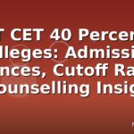MHT CET 40 Percentile Colleges: Admission Chances, Cutoff Ranks & Counselling Insights