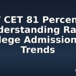 MHT CET 81 Percentile: Understanding Rank, College Admissions & Trends