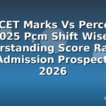 MHT CET Marks Vs Percentile 2025 Pcm Shift Wise: Understanding Score Ranges And Admission Prospects For 2026