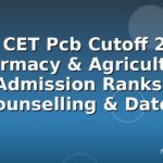 MHT CET Pcb Cutoff 2026: Pharmacy & Agriculture Admission Ranks, Counselling & Dates