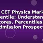 MHT CET Physics Marks Vs Percentile: Understanding Scores, Percentiles & Admission Prospects