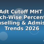 Mit Adt Cutoff MHT Cet: Branch-Wise Percentiles, Counselling & Admission Trends 2026