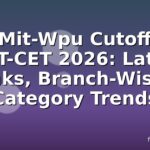 Mit-Wpu Cutoff MHT-CET 2026: Latest Ranks, Branch-Wise & Category Trends
