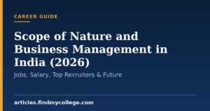 Scope of Nature and Business Management in India (2026): Jobs, Salary, Top Recruiters & Future