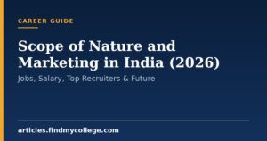Scope of Nature and Marketing in India (2026): Jobs, Salary, Top Recruiters & Future
