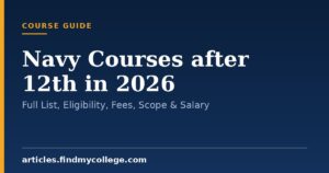 Navy Courses after 12th in 2026: Full List, Eligibility, Fees, Scope & Salary