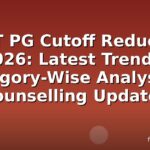 NEET PG Cutoff Reduction 2026: Latest Trends, Category-Wise Analysis & Counselling Updates