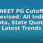 NEET PG Cutoff Revised: All India Quota, State Quota & Latest Trends
